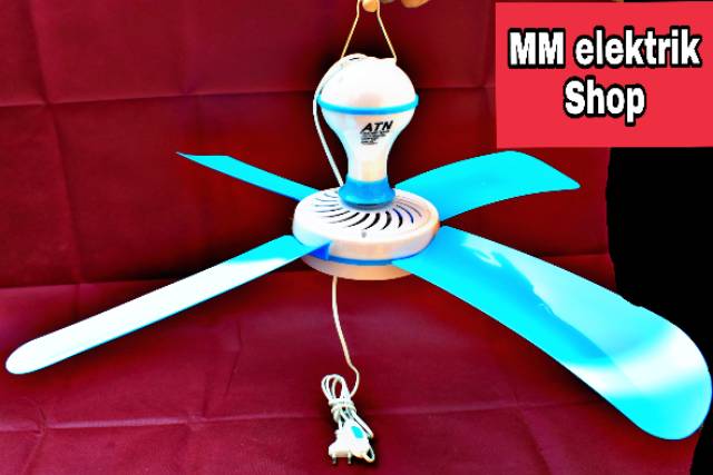 ATN Kipas Heli Fan 12W 20W 30WATT Kipas Angin Gantung Heli Fan 12 W 20W 30 Watt Kipas Baling Best Seller  ATN