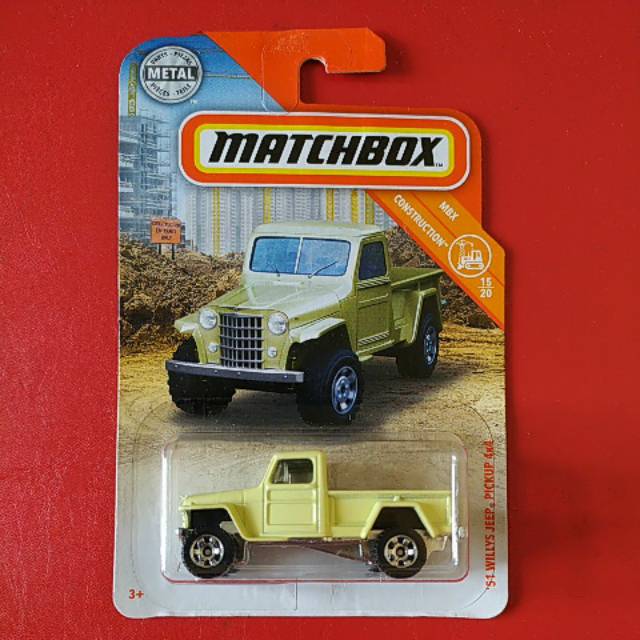 Matchbox 51 Willys Jeep Pickup 4x4