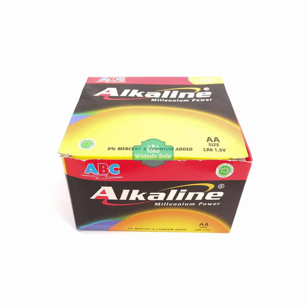 1 BOX ( 24 PACK) Batu Baterai AA ABC Alkaline Millennium Power