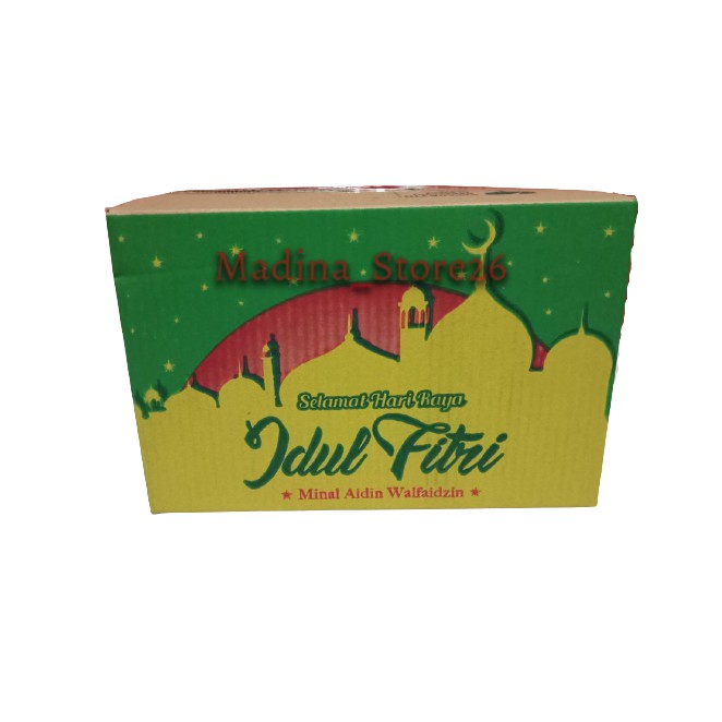 

Kardus Idul Fitri / Kardus Lebaran / Kardus Parcel Warna Kuning Mini (Uk. 31x21x19) 10pcs