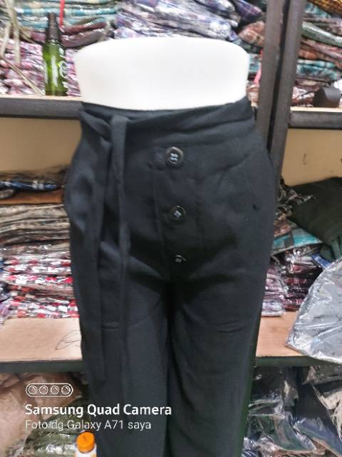 1KG MUAT 6PCS | GEYN BASIC BUTTON PANTS CELANA KANCING FASHION HITS SELEBGRAM