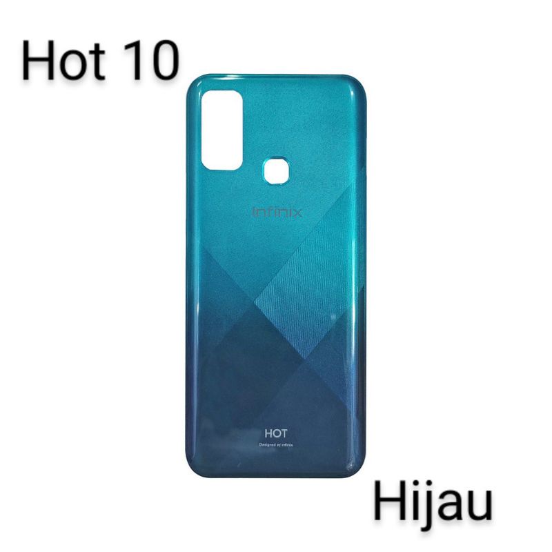 Backdoor Infinix Hot 10 | Hot10 Backdor Backover BC Back Casing Kesing Housing Tutup Belakang Baterai Original