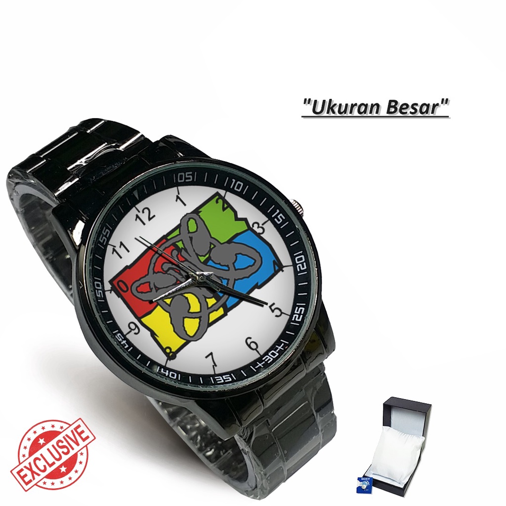 Jam Tangan Rantai Couple SLANK Motif 15