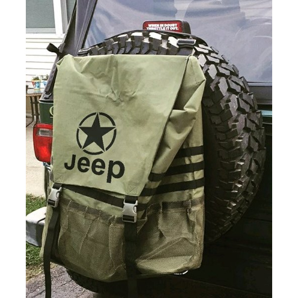 Trash Bag Logo Jeep (PERLENGKAPAN OFFROAD)