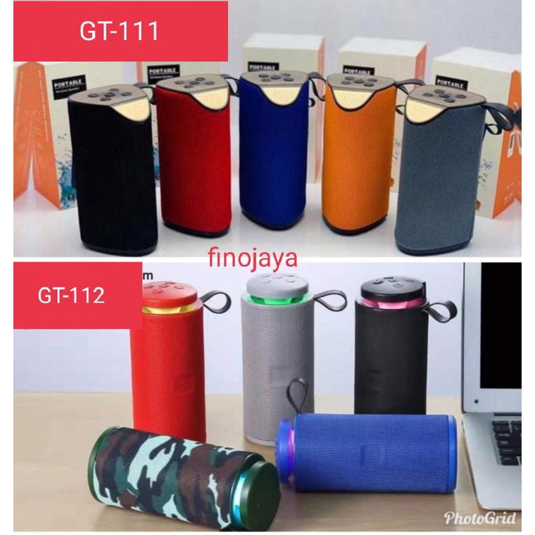 Speaker Bluetooth J GT-111 Portable Wireless Speaker JBL GT-112 Speaker JBL