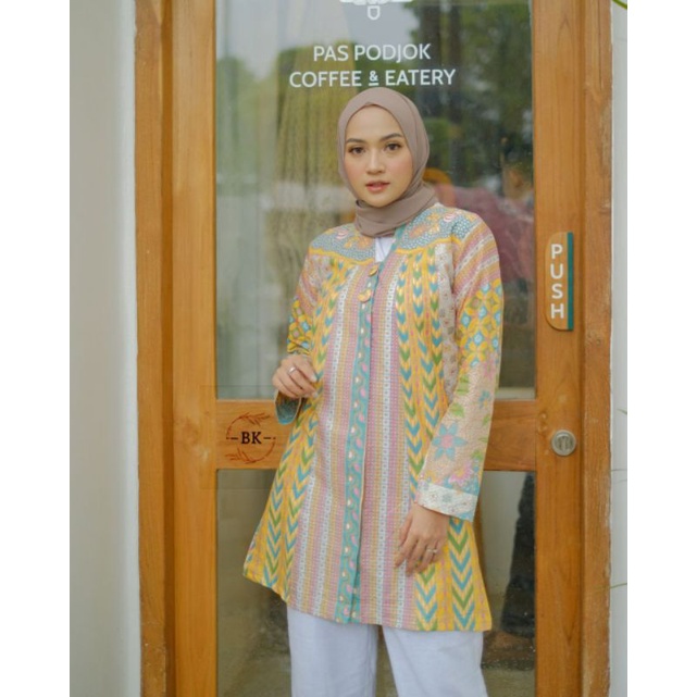 Baju Wanita Tunik Batik Wanita Terhit
