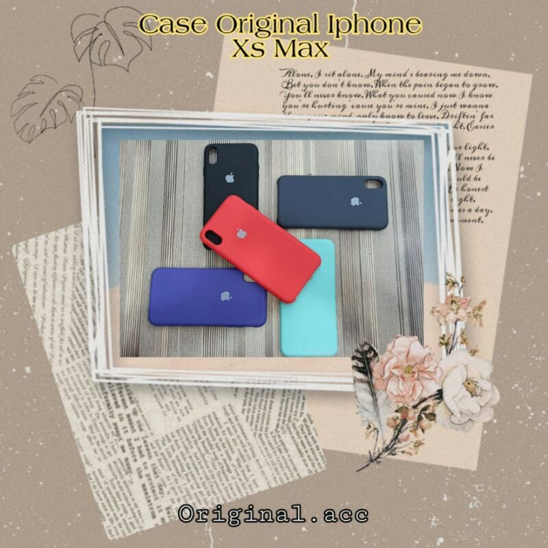 Casing Softcase Silicon Original For Iphone X/XR/Xs Max