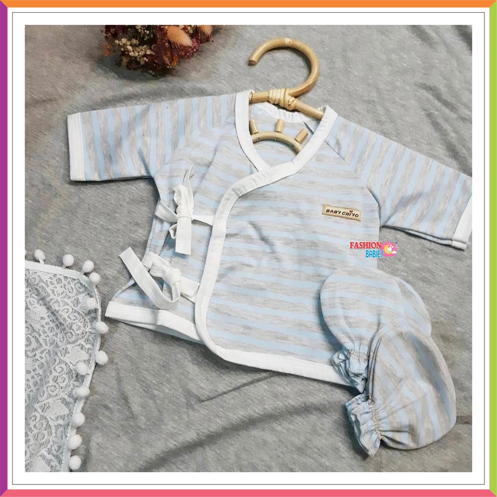 ❤ Baby Fashion ❤ CHIYO SETELAN KIMONO NEW BORN BABY / BAJU PANJANG BAYI / MOTIF MISTY 0-3 BLN