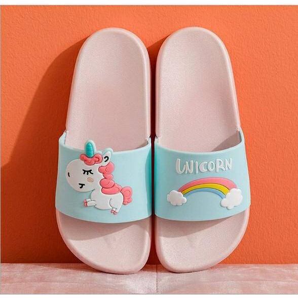 Sandal Selop Anak | Sandal Santai Anak Perempuan | Sandal Kids Unicorn