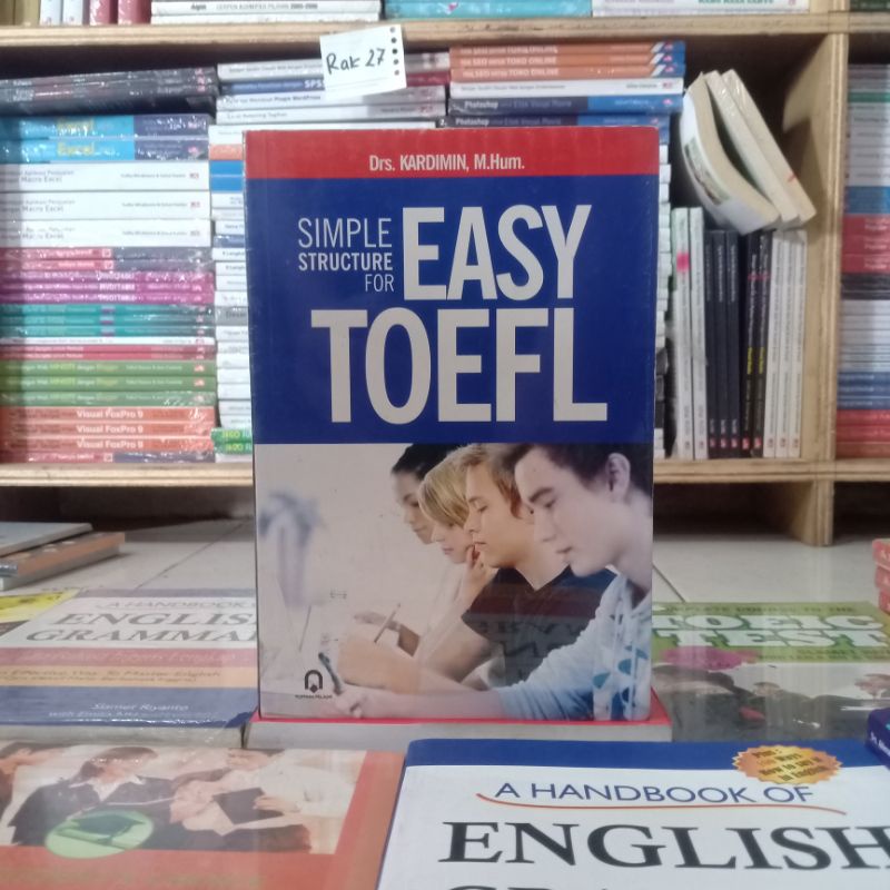 obral buku bahasa Inggris // toefl // grammar // idioms // learning // dictionary original berkualitas-Easy toefl