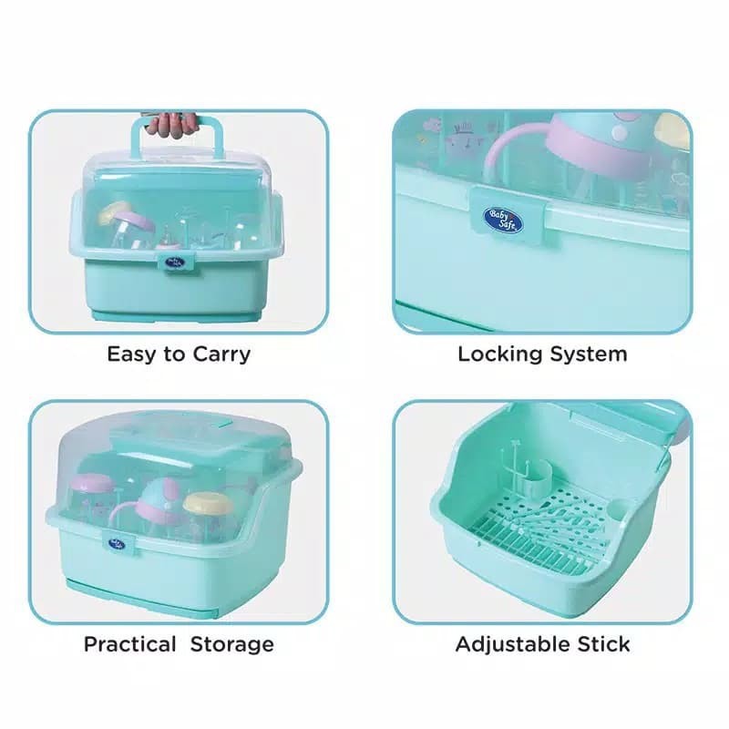 DR 05 Baby Safe Drying Rack High Capacity / Rak Pengering Botol