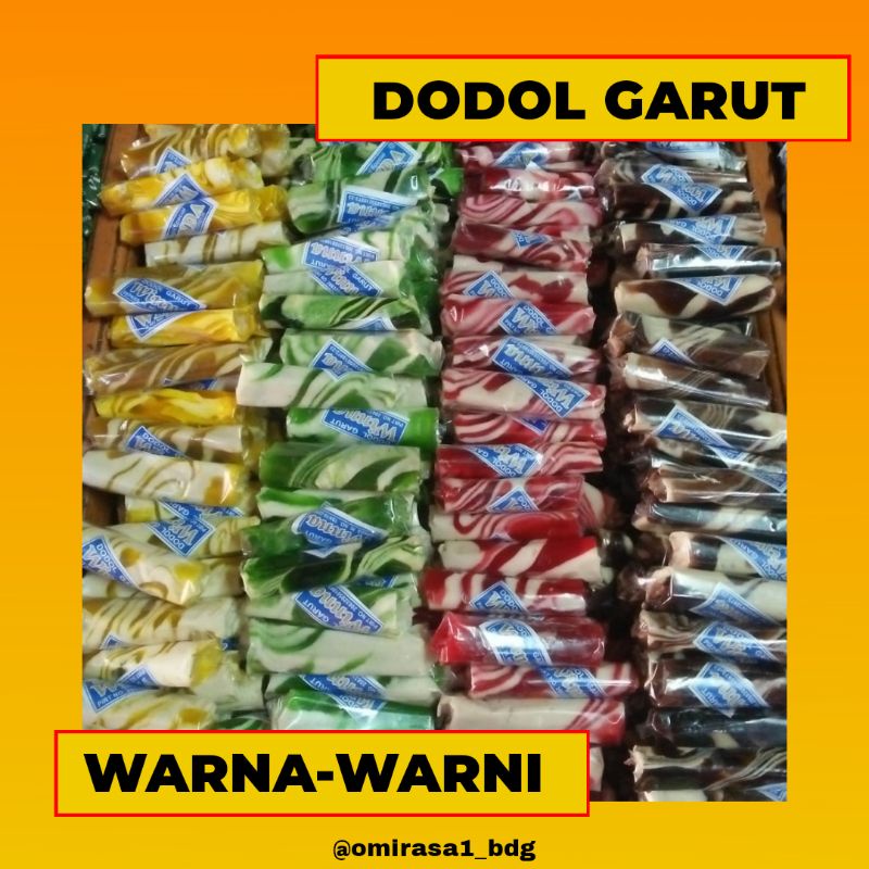 

Dodol Garut Warna-warni oleh-oleh Bandung OMIRASA 1