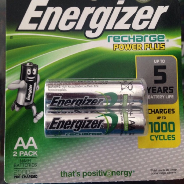 Batu baterai charger energizer 2000mah