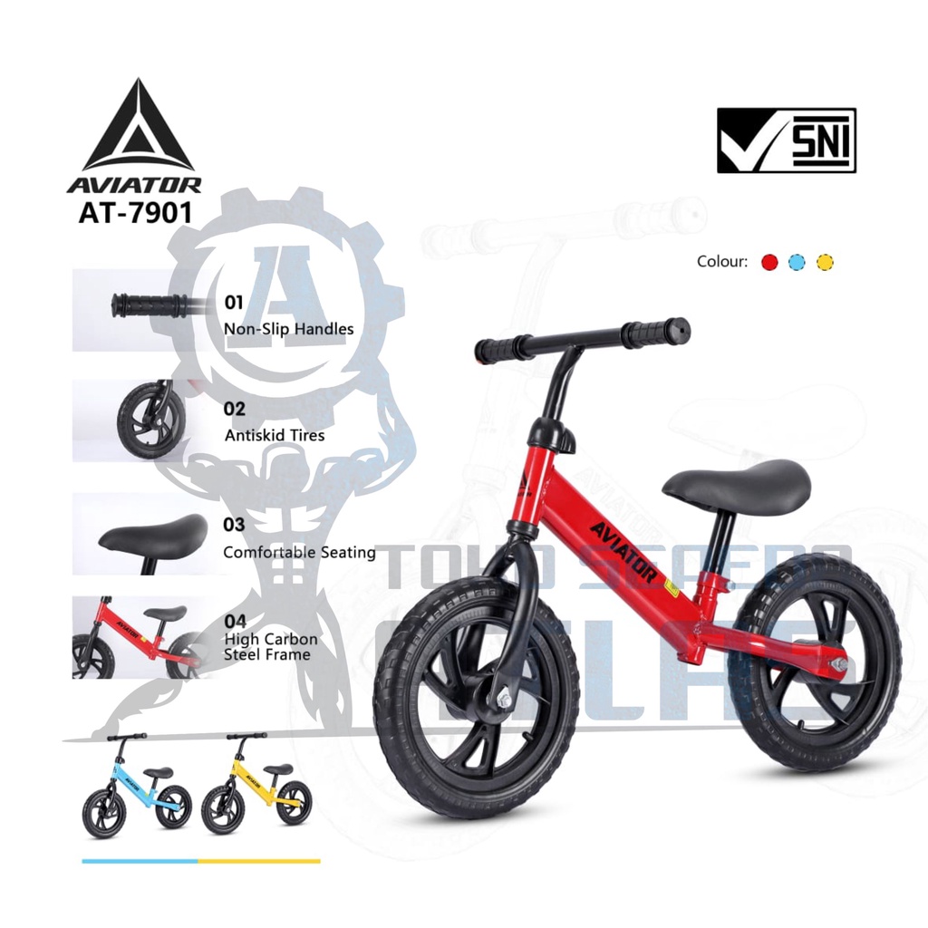 PUSHBIKE AVIATOR AT 7901 SEPEDA ANAK TANPA PEDAL