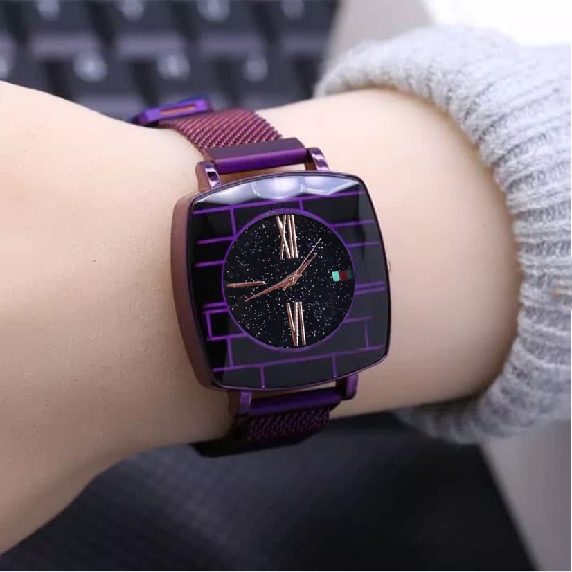 ✅[COD] JAM TANGAN WANITA JAM MAGNET RANTAI  JAM TANGAN ANALOG IMPORT JAM MURAH HARGA GROSIR J29