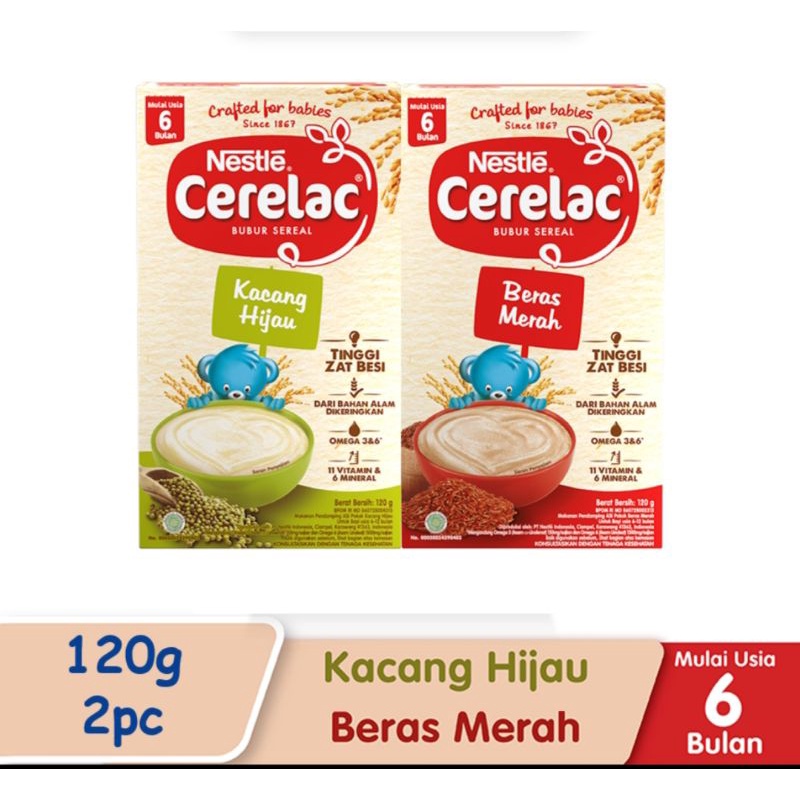 Nestle cerelac bubur bayi 6-12 bulan 120g