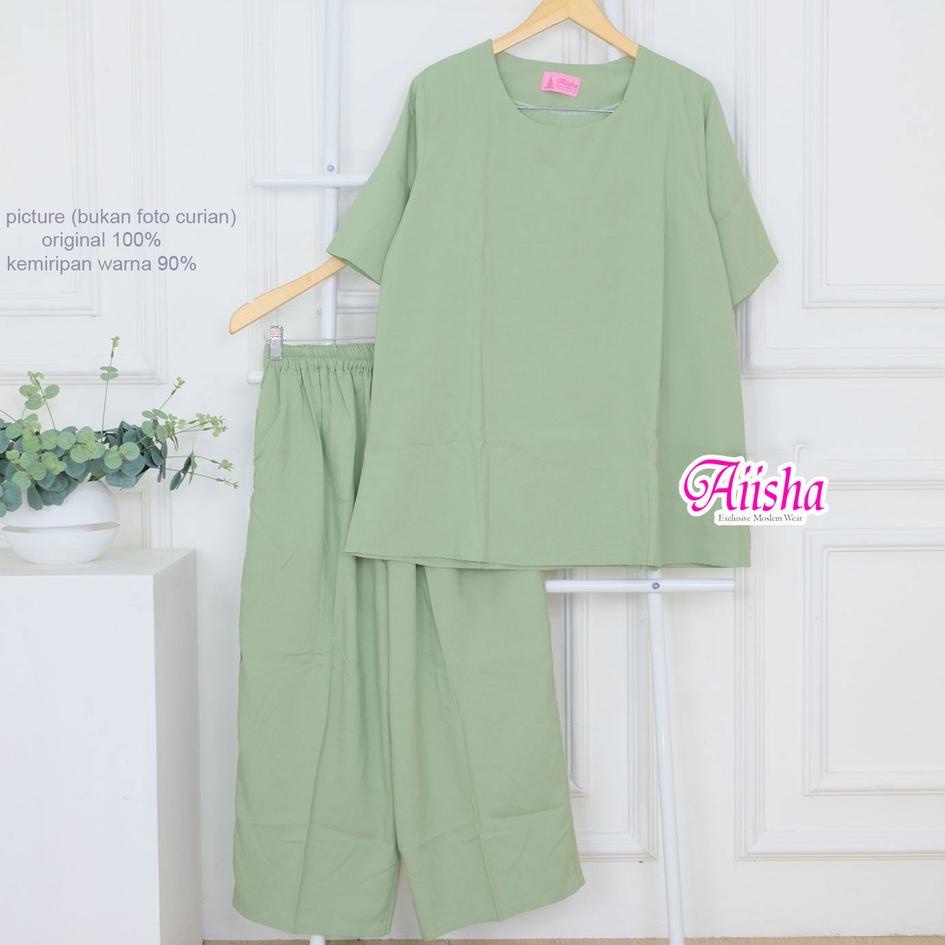 [CE1197] Baju Tidur Set Piyama Jumbo LD 120 - 140 / Piyama Wanita Big Size Bahan Adem Katun Halus Re