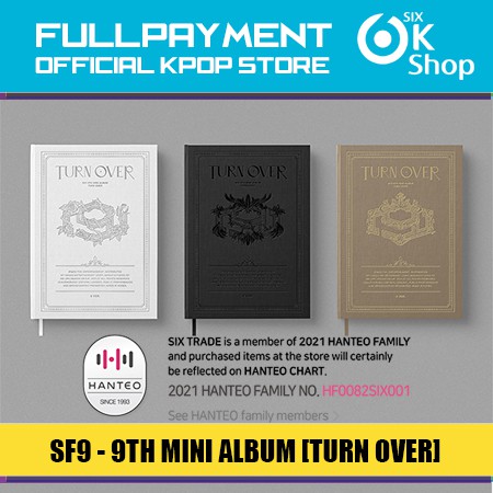 SF9 - 9th Mini Album TURN OVER 3 versions