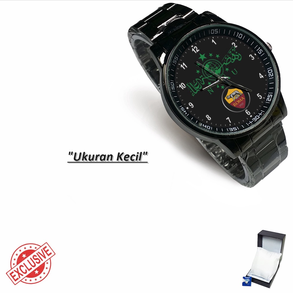 Jam Tangan Rantai Couple NU - AS ROMA (Mantul)