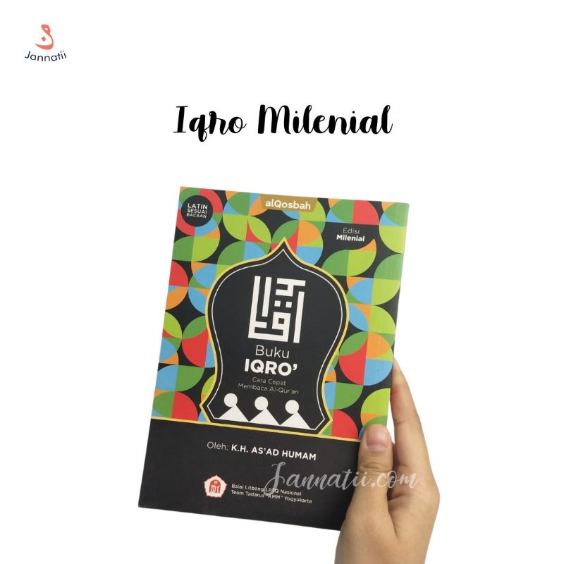 

IQRO Milenial - IQRO 1-6 FULL COLOR Dilengkapi Latin Sesuai Bacaan Al-Quran
