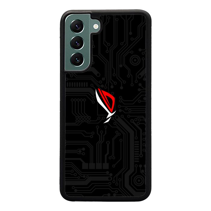 Casing Gaming ROG Black Samsung Galaxy S21 FE, S22, S22 Plus, S22 Ultra, NOTE 8, NOTE 9, NOTE 10, NO