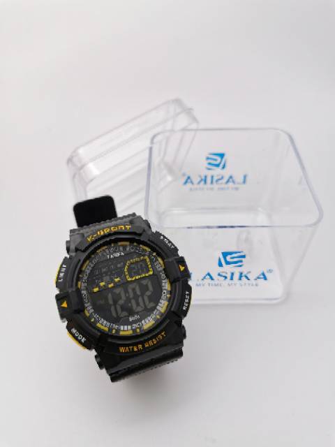 Jam tangan digital Pria Sporty water Resist Lasika 603