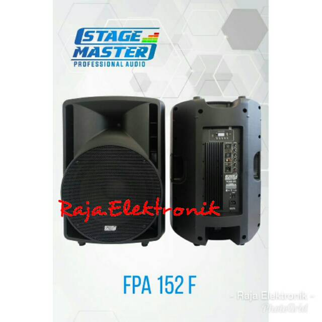 Speaker Aktif Monitor 15" STAGEMASTER 152F Speker Active 15 inch Spiker Rapat 15in Karaoke Audio