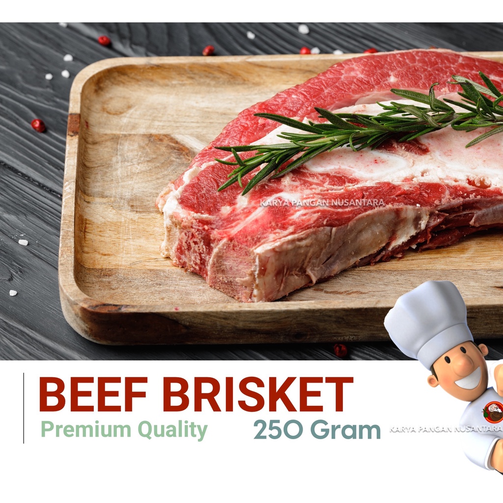 

DAGING SAPI SANDUNG LAMUR BEEF BRISKET AUS DAGING SAPI BONELESS 250 GR