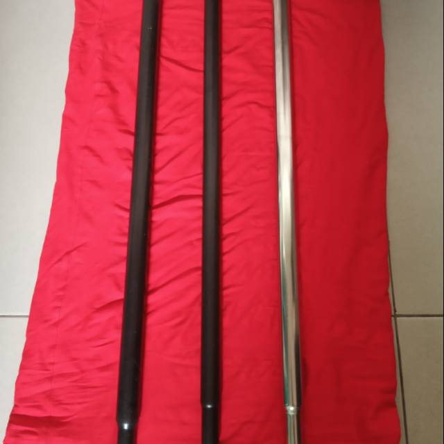 Seatpost seli ukuran 31.8 panjang 70 finishing hitam powder coating