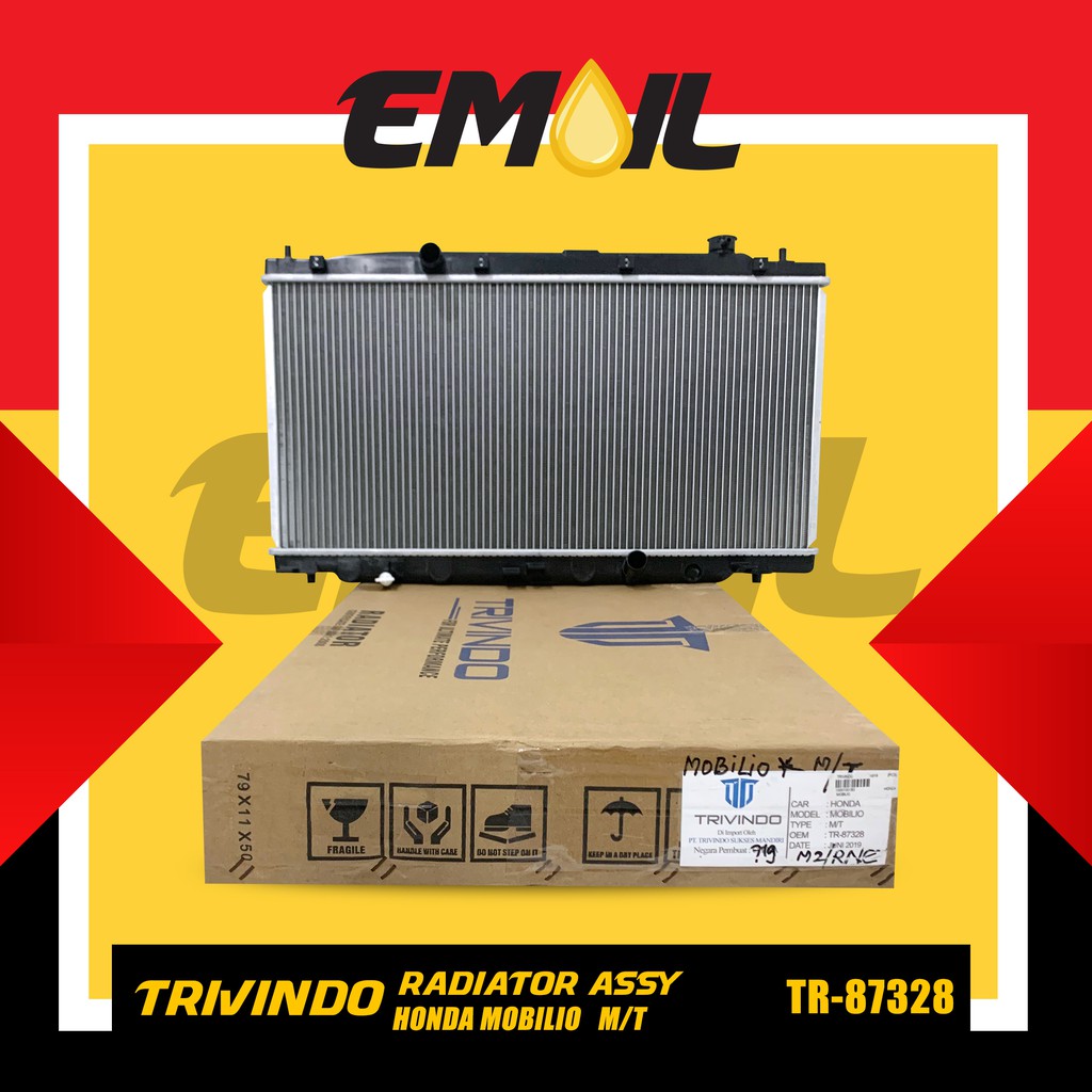 Radiator assy Honda Mobilio MT Manual TR-87328 merk Trivindo