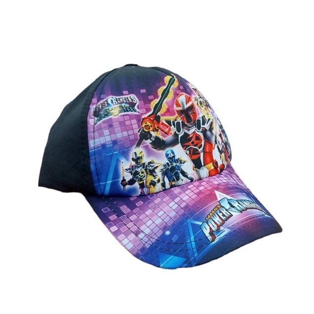 Topi Baseball Anak Print Depan Karakter Avengers / Power Rangers / Little Pony / Hello Kitty Usia 1-8 Tahun Laki Perempuan