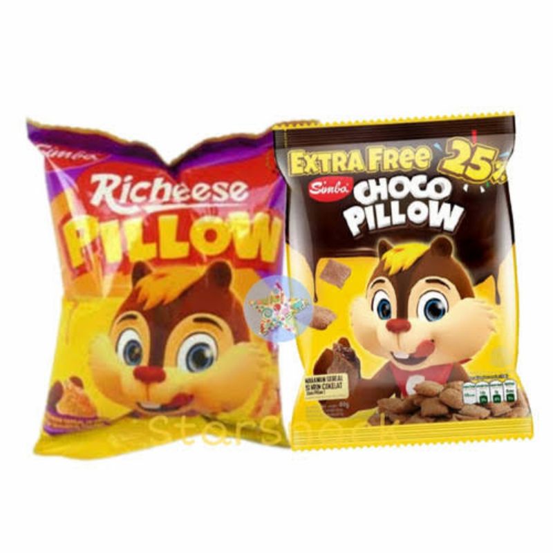 Simba Choco/Richeese Pillow 5pc@ 26gram