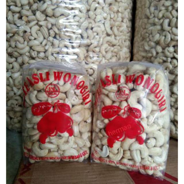 

Kacang mede mete mentah utuh 1kg kacang mete wonogiri mede super