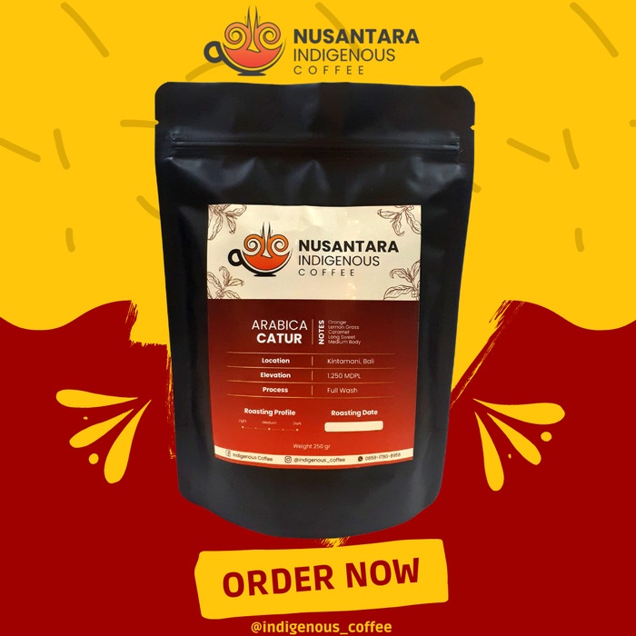 

Arabica Catur - Kintamani, Bali 250gr