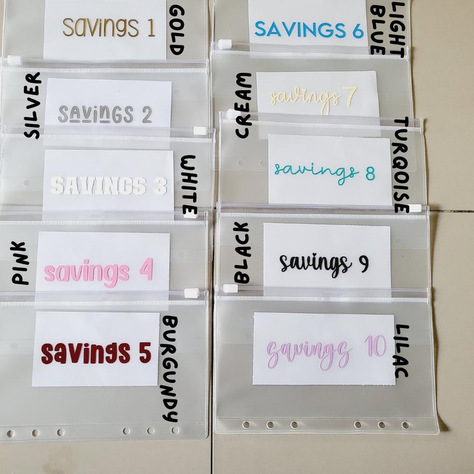

[Buruan Beli]Tambahan Pouch Budget Binder dengan label sticker