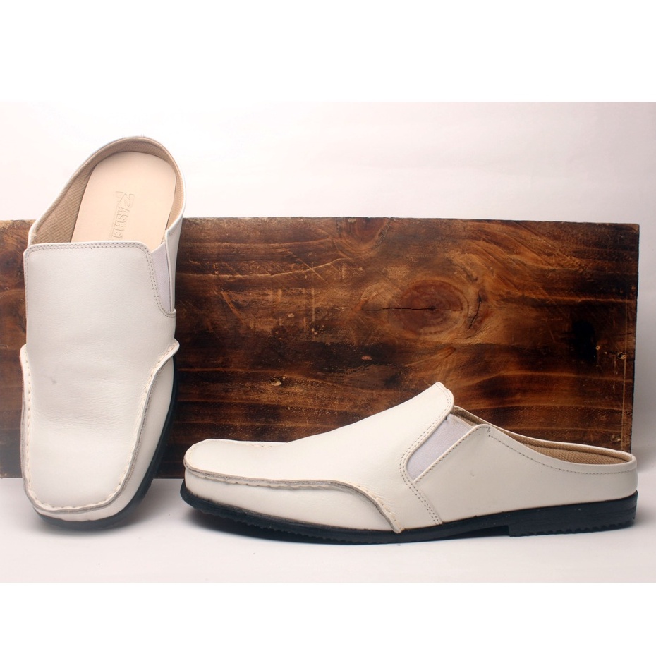 Sepatu Sandal Pria Kulit Asli Rasheda Gr 44 Selop Tutong Bustong Big Size