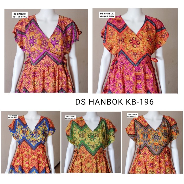 Daster Hanbok Batik Kudamas LD 106cm KMA-02 &amp; KB-194