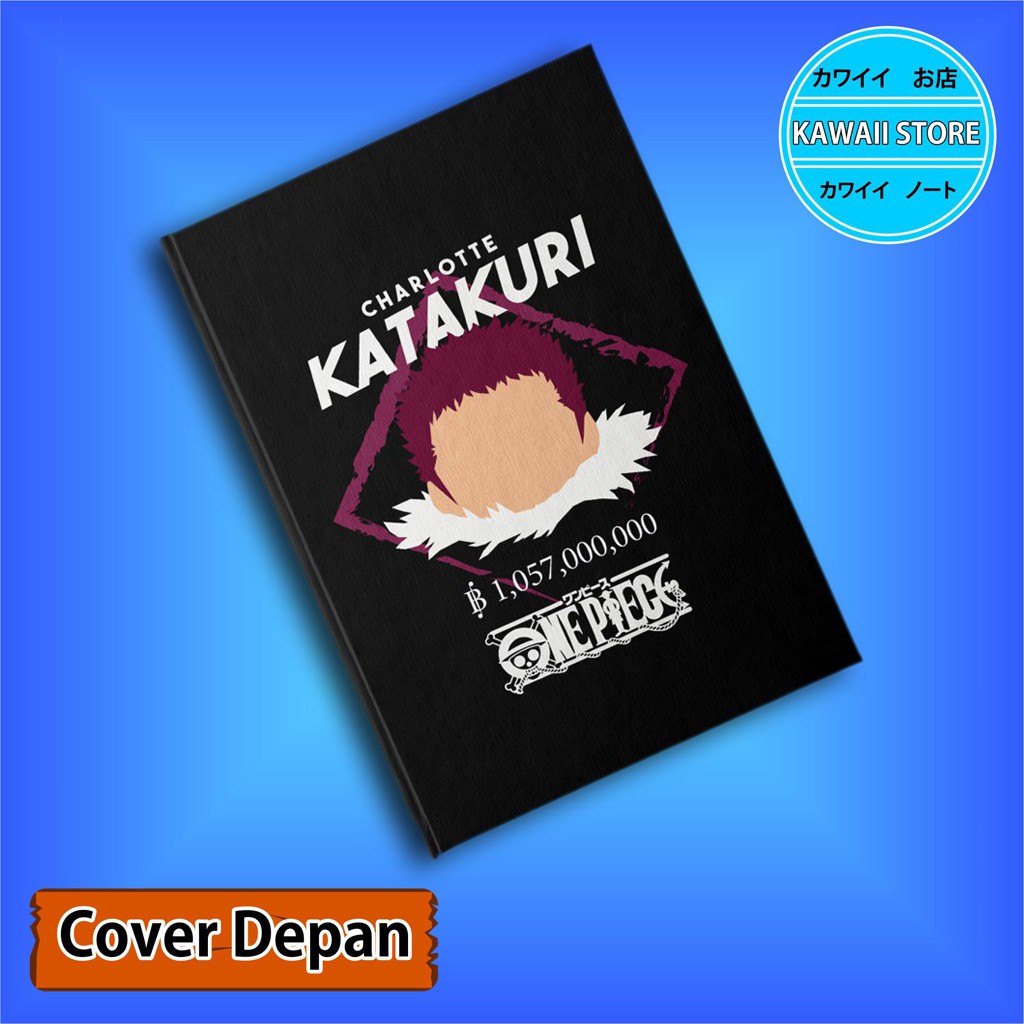 

Notebook / Pocket book Hard Cover Anime One Piece CHARLOTTE KATAKURI uk A5 & A6 / Notes Book