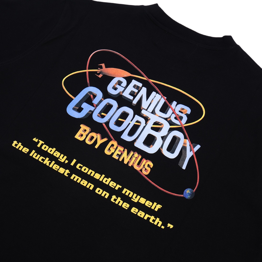 XOXOGOODBOY Boy Genius T-Shirt Black