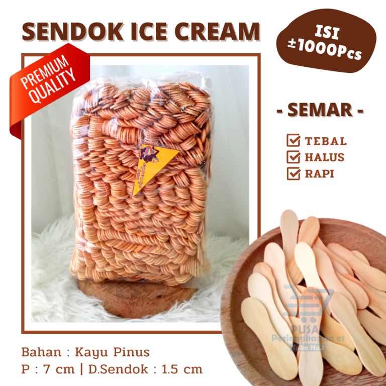 

SENDOK ICE CREAM ISI 1000PCS HARGA GROSIR - SCOOP ES - WOODEN SPOON - SENDOK ES KRIM KAYU PINUS