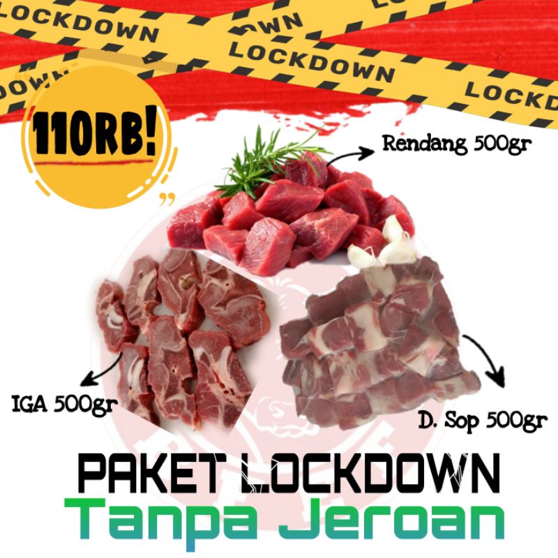 

Paket Lockdown Tanpa Jeroan / Rendang,Iga,Sop