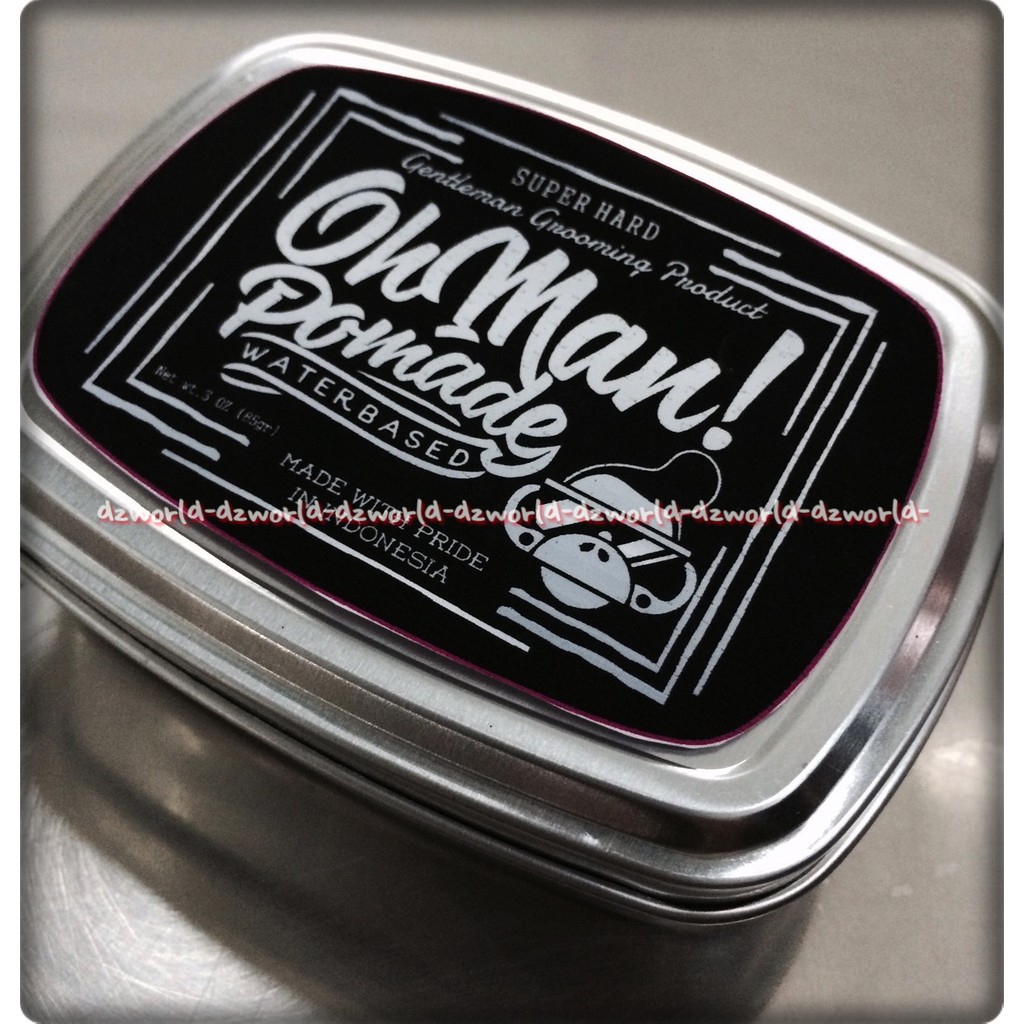 Ohman Pomade Waterbased 85gr Super Hard Oh Man Pengeras Rambut