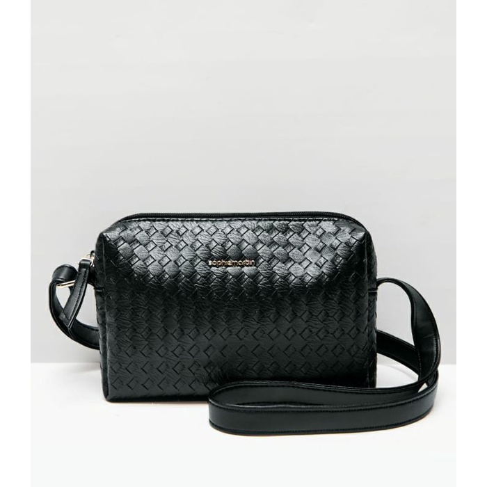 TAS DARLENNA PVC BLACK SOPHIE PARIS OFFICIAL SOPHIE MARTIN PROMO ORIGINAL SELEMPANG WOMAN BAG
