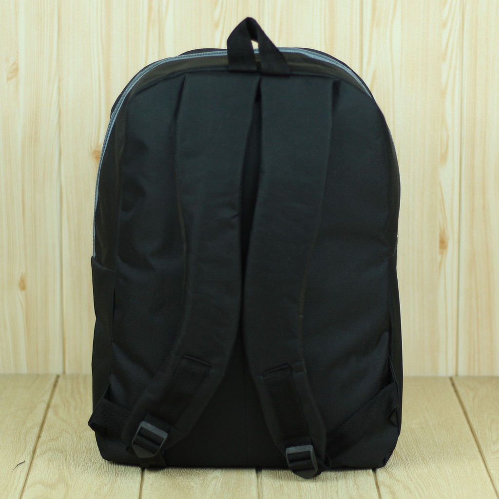 Tas Ransel Elite Distro Hitam Back Pack Cowok Cewek Unisex Trendy Kece Fashionable Awet Berkualitas