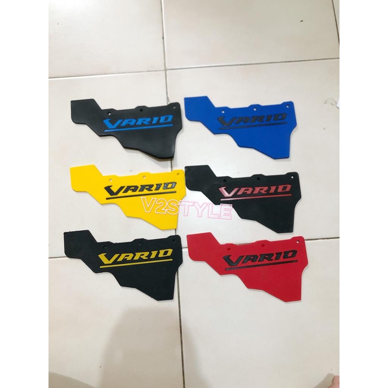 MUDFLAP VARIO 160 ABS CBS VARIO 160 NEW 2020 PENAHAN LUMPUR KARET SPAKBOR KOLONG VARIASI WARNA BIRU MERAH KUNING HITAM KUNING HITAM MERAH HITAM BIRU BAHAN LENTUR DAN TIDAK LICIN