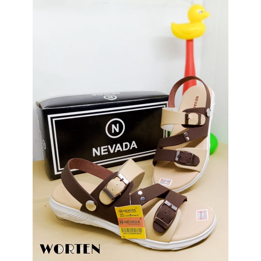 SANDAL NEVADA WANITA LED GESPER TERBARU KODE SL N13