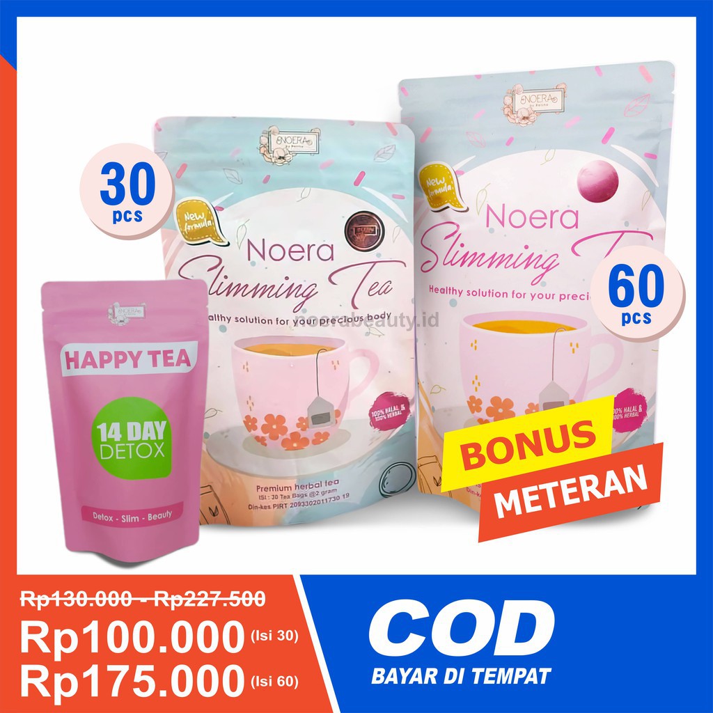 

42 Noera PAKET SLIMMING TEA - Noera Detox Tea & Noera Slimming Tea Bpom Teh Noera Sliming Noera Slim