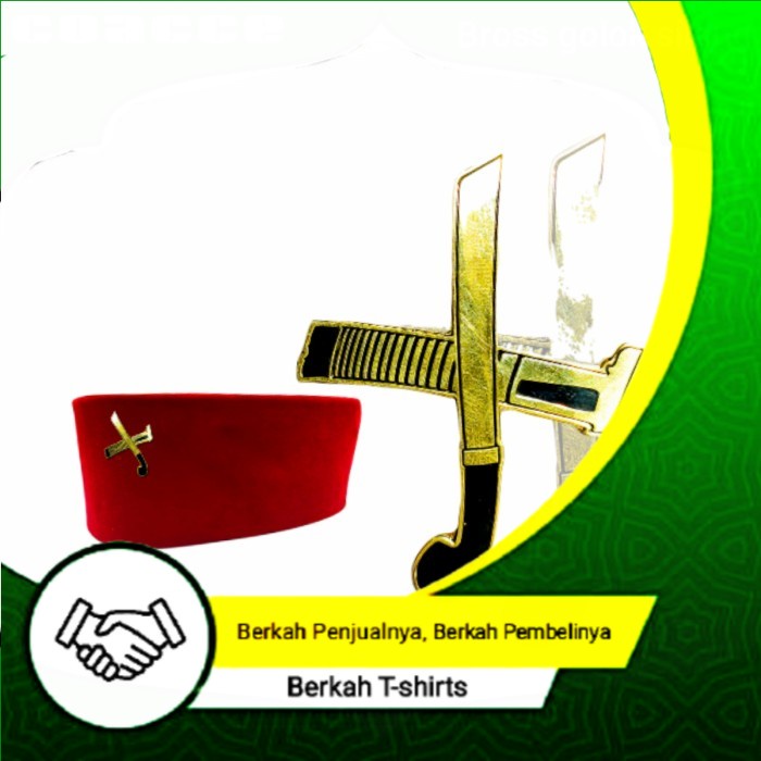 PIN BROSS GOLOK BETAWI I PIN PECI GOLOK SILANG