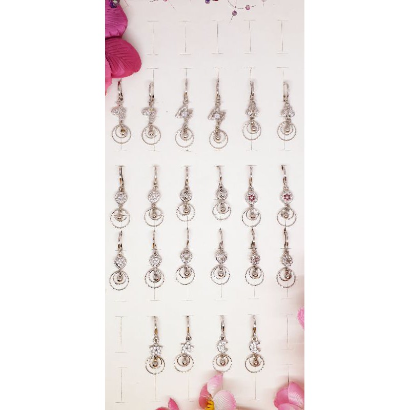 lusinan anting random ya isi 12 pasang campur