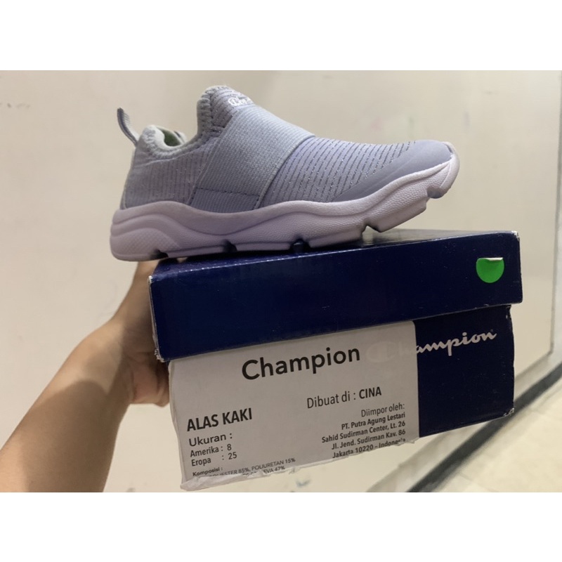 preloved sepatu anak champion by payless